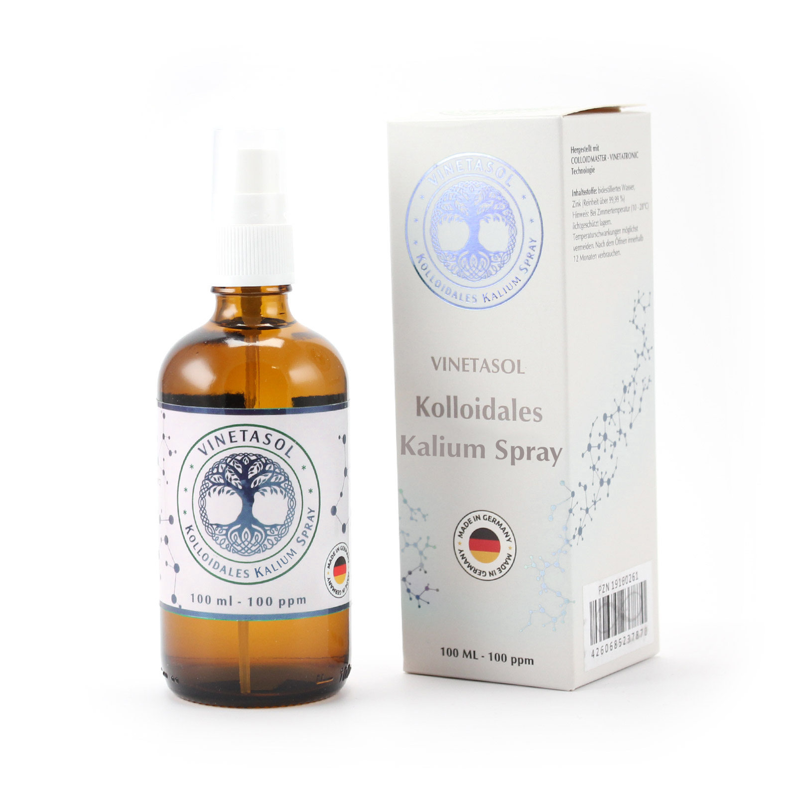 VINETASOL - Kolloidales Kalium 100ppm / 100 ml Spray