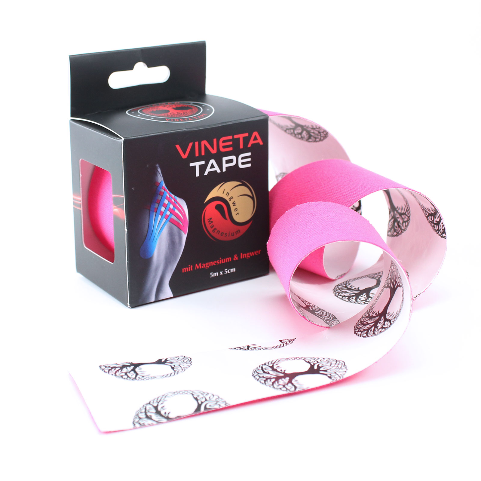 20x VINETATAPE mit Magnesium und Ingwer - pink