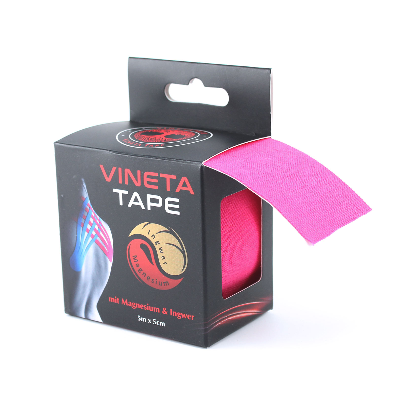 PZN 19488636-VINETATAPE mit Magnesium und Ingwer - pink